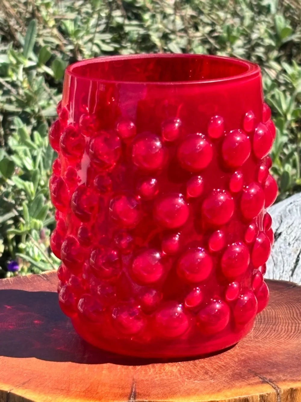 Set Of 2 Ethan Allen Disney Hobnail Votive Candle Holders